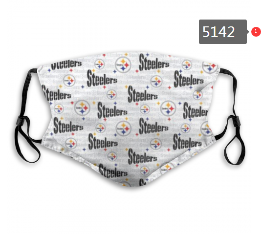 2020 NFL Pittsburgh Steelers #8 Dust mask with filter->nfl dust mask->Sports Accessory